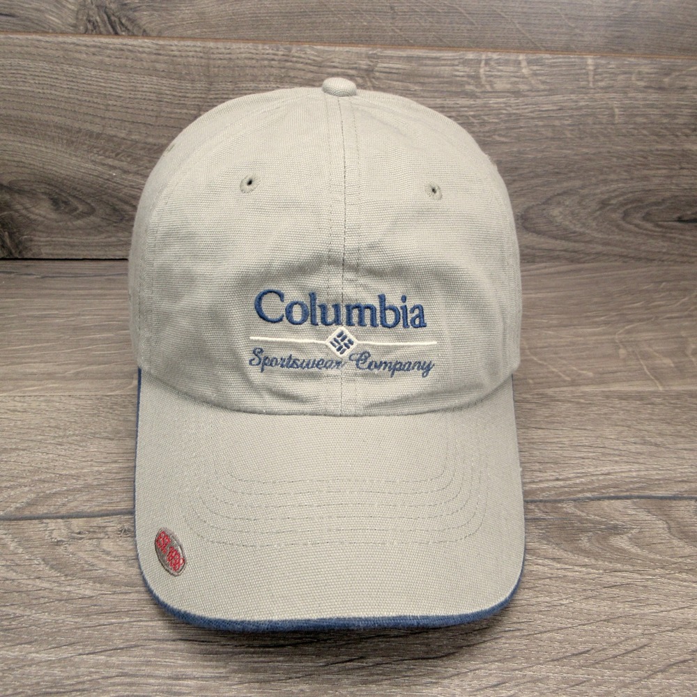 Columbia Hat Cap Mens One Size Grey Strap Back Sportswear Outdoor Gorpcore